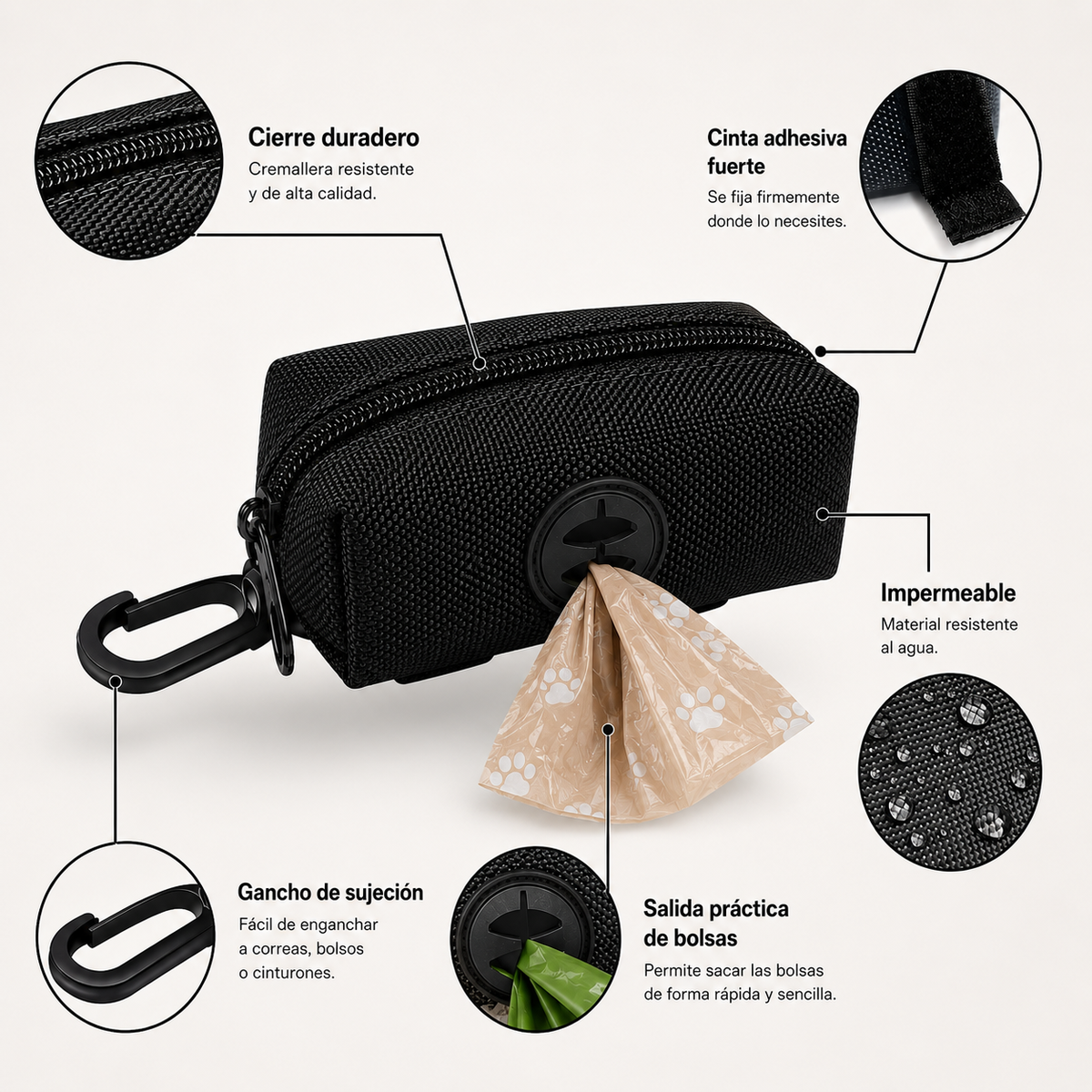 Firme Clip® | Dispensador mas bolsas