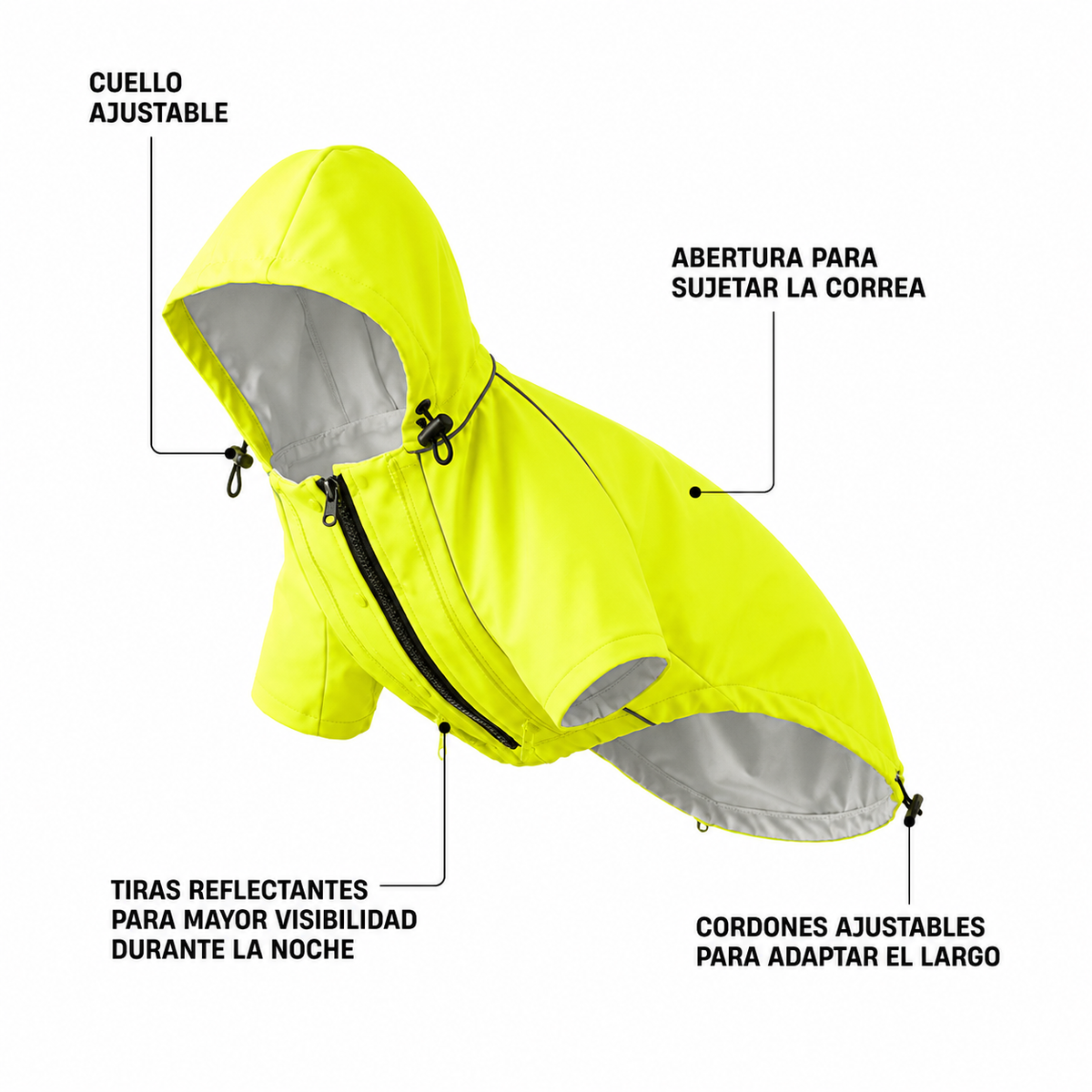 Firme Rain Coat® | Cortavientos tactico canino