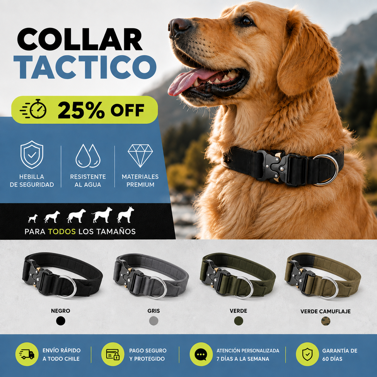 Firme® | El collar tactico para perro