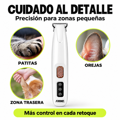 Recortadora para el cuidado del pelaje de gatos