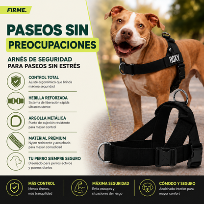 Firme® | El arnés personalizado de un click