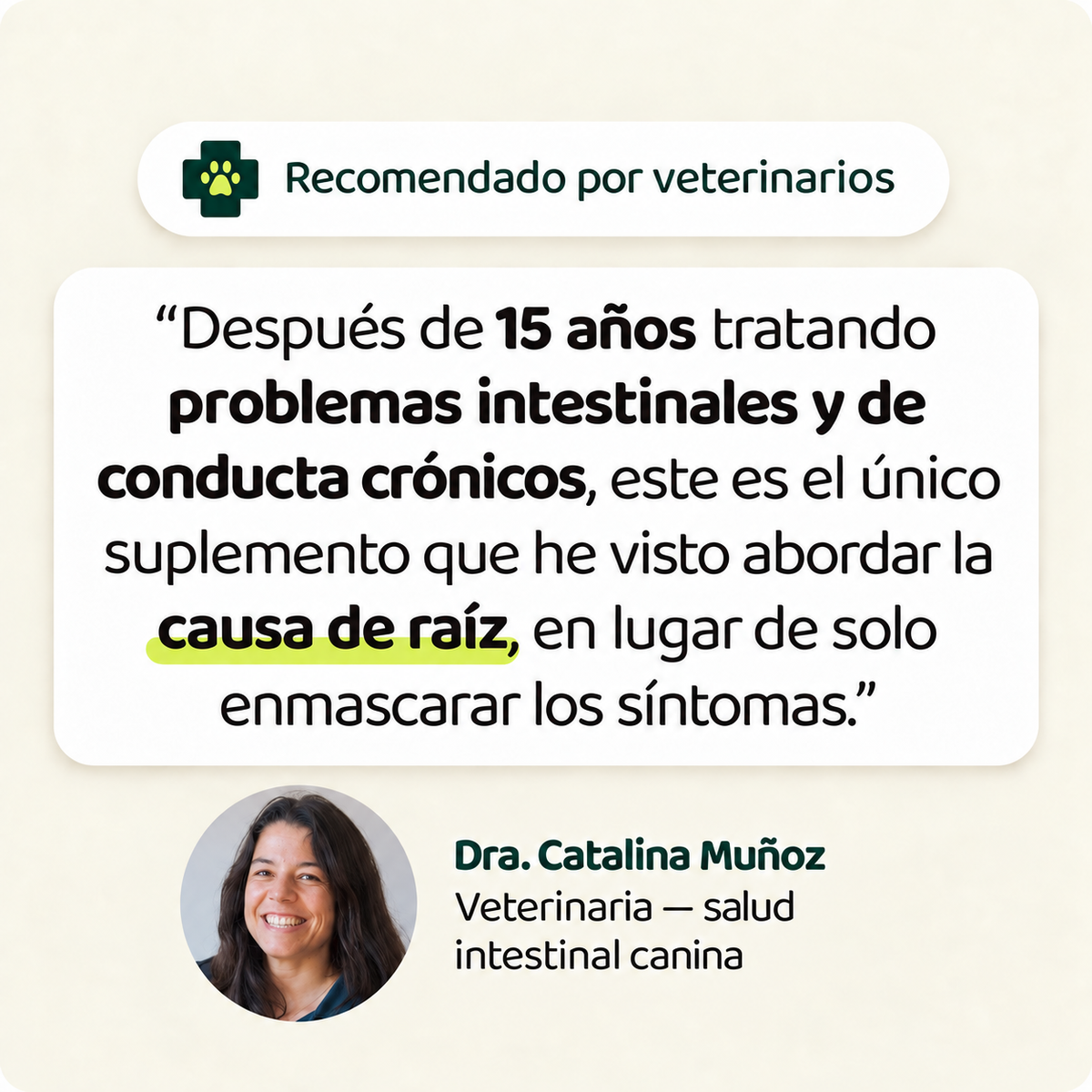 Los síntomas mejoraron en 2 semanas